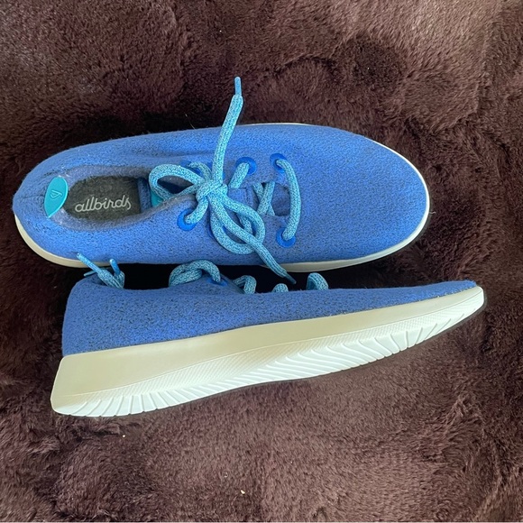 NEW Allbirds Wool Runner 9 women’s Blue sneakers new without box - Picture 4 of 4